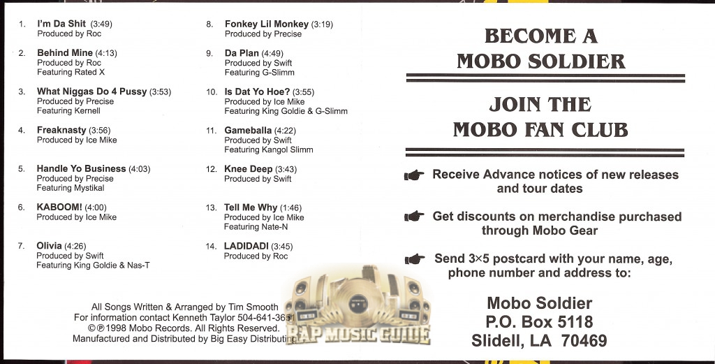 Tim Smooth - Da Franchise Player: 1st Press. CD | Rap Music